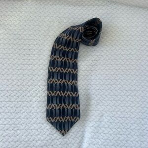 Picone Navy Patterned Tie